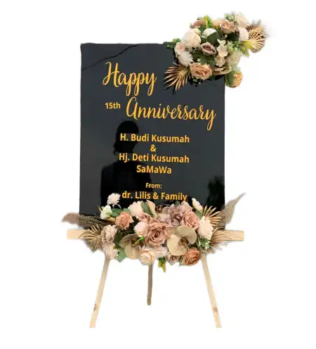 Papan Bunga Akrilik Waled Asem