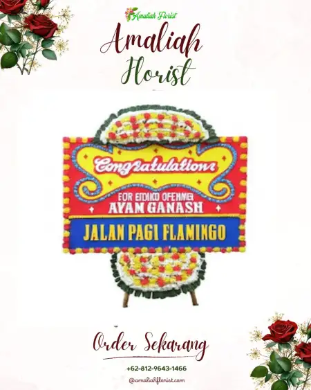 Sewa Papan Bunga Waled Asem